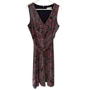 Harper Rose Dress Women's Size 12 Sleeveless V-Neck Office Siren Corpcore Chic